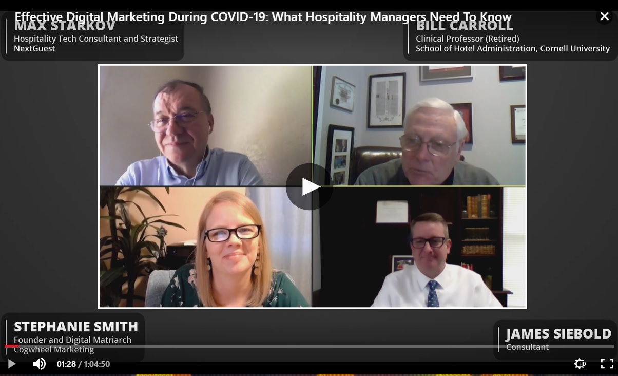 eCornell Webinar: Effective Digital Marketing During COVID-19