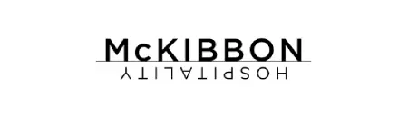a black and white photo of the logo for mcklbbon
