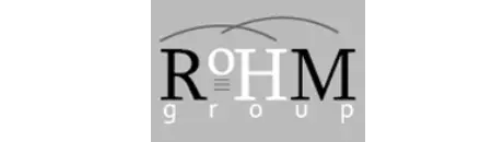 the logo for the rhm group
