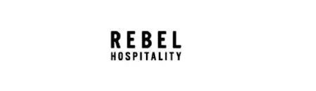a black and white photo of a logo for a hospital