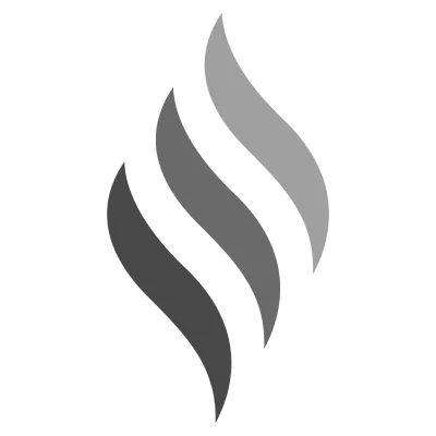 a black and white photo of a logo