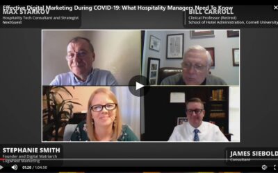 eCornell Webinar: Effective Digital Marketing During COVID-19