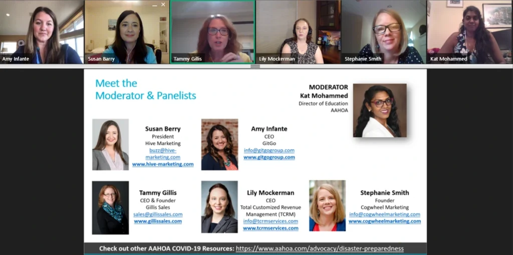 AAHOA Webinar: Getting Back to Business: Tangible, Tactical Business Generation Ideas for Hotels